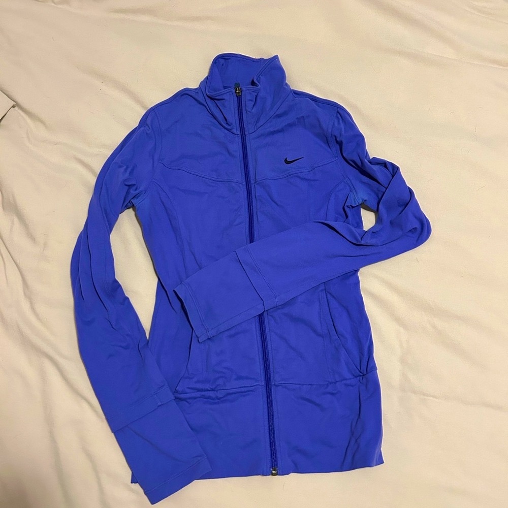 Nike Women's DRY FIT Purple Zip-Up